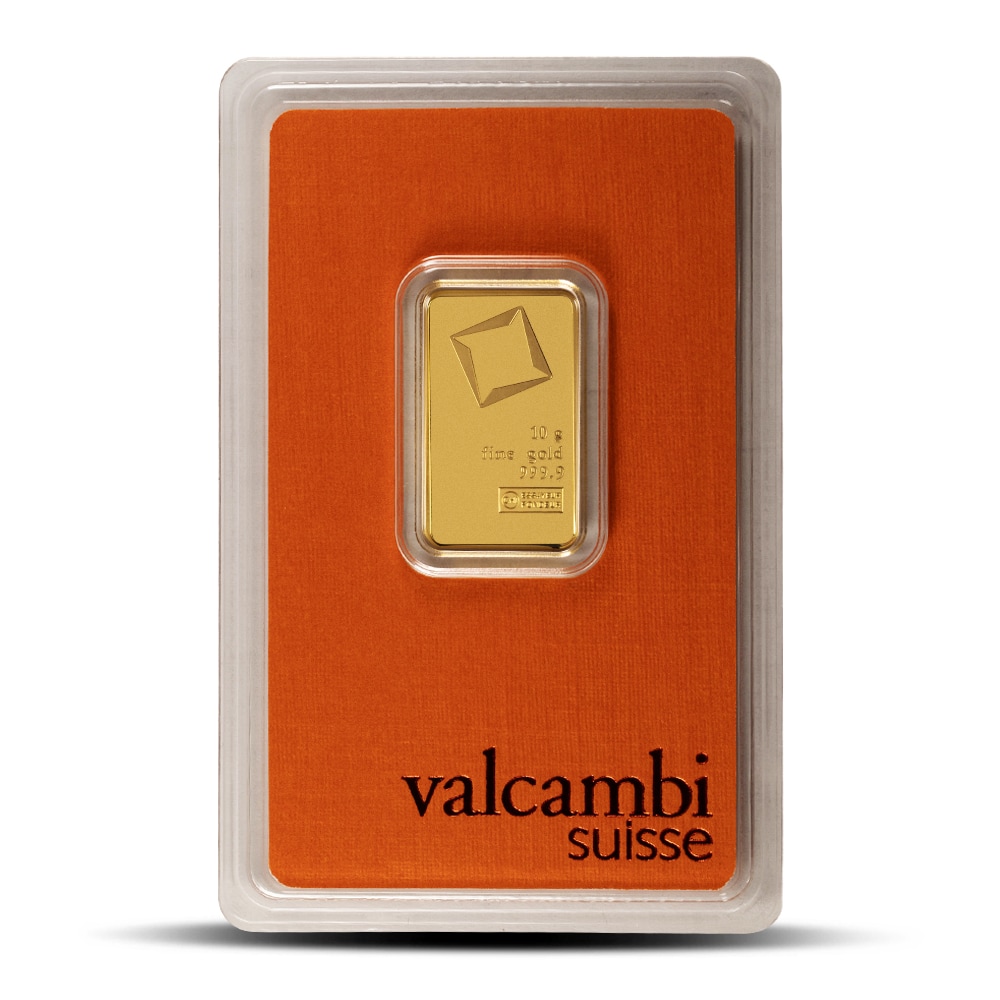 10 Gram Valcambi Gold Bar (New w/ Assay) Slide 2